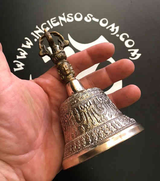 Campana Tibetana 15 x 8 cm aprox